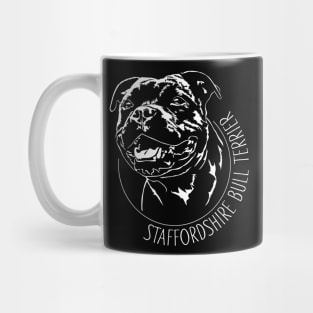 Staffordshire Bull Terrier lover dog portrait Mug